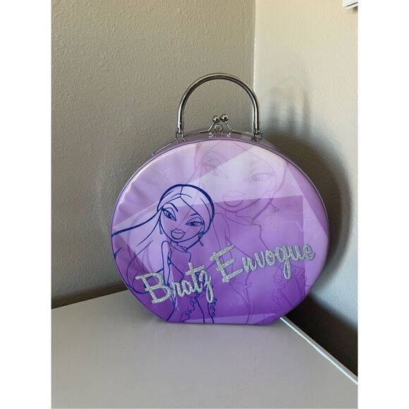 Vintage 2004 Bratz Envogue Vinyl Doll & Accessories Purple Carrying Storage Case - Picture 1 of 10